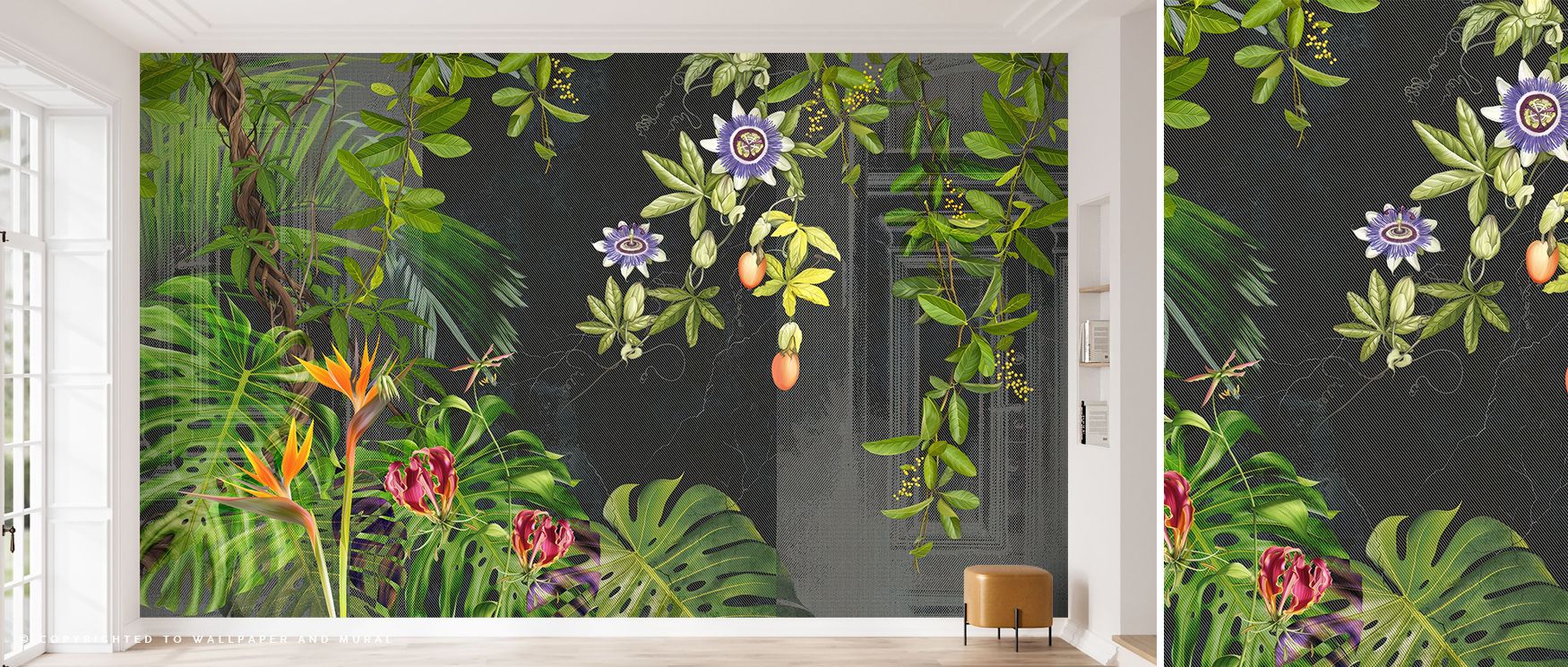 Radiant brushwork defines Dragons Fruit at Home Wallpaper, the vivid fruit textures glistening softly in natural light. Its color harmony conveys both energy and peace, perfect for interiors that embrace creativity and vibrant expression. 