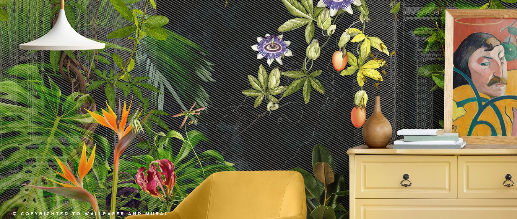 Lush forms and soft gradients flow throughout Dragons Fruit at Home Wallpaper, merging boldness with beauty. Its tropical warmth fills interiors with gentle luminosity, creating spaces that feel alive, bright, and endlessly inspiring. 