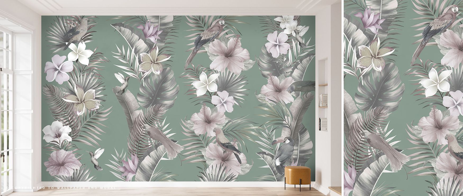The spirit of the rainforest lives through Exotic Vibesvdf Wallpaper, its design radiating natural elegance. Each curve and hue reveals vitality and sophistication, turning walls into reflections of creativity and organic form. 