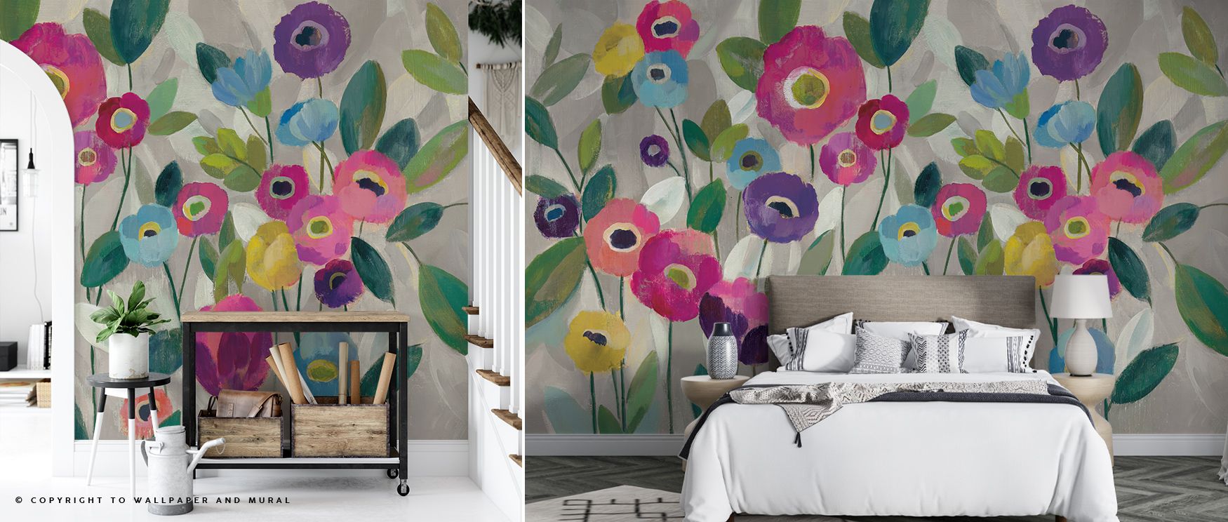 With elegance and grace, Fairy Tale Flowers V Pink Wallpaper tells a story of romance in bloom. Its flowing lines and warm tones transform blank walls into tranquil gardens that exude softness and refined creativity. 