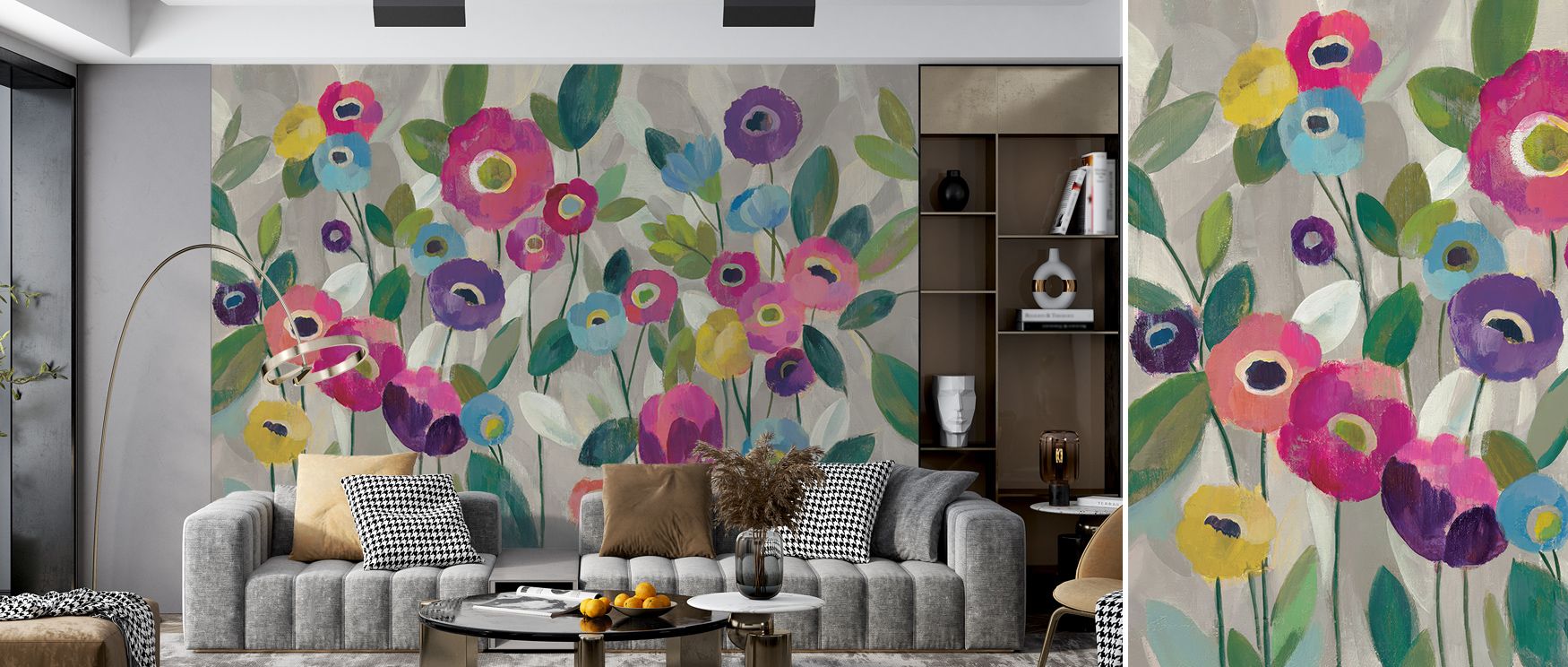 Romance and refinement breathe through Fairy Tale Flowers V Pink Wallpaper. Each motif tells a tale of nature’s grace, wrapping interiors in luminous calm that inspires serenity and joy. 