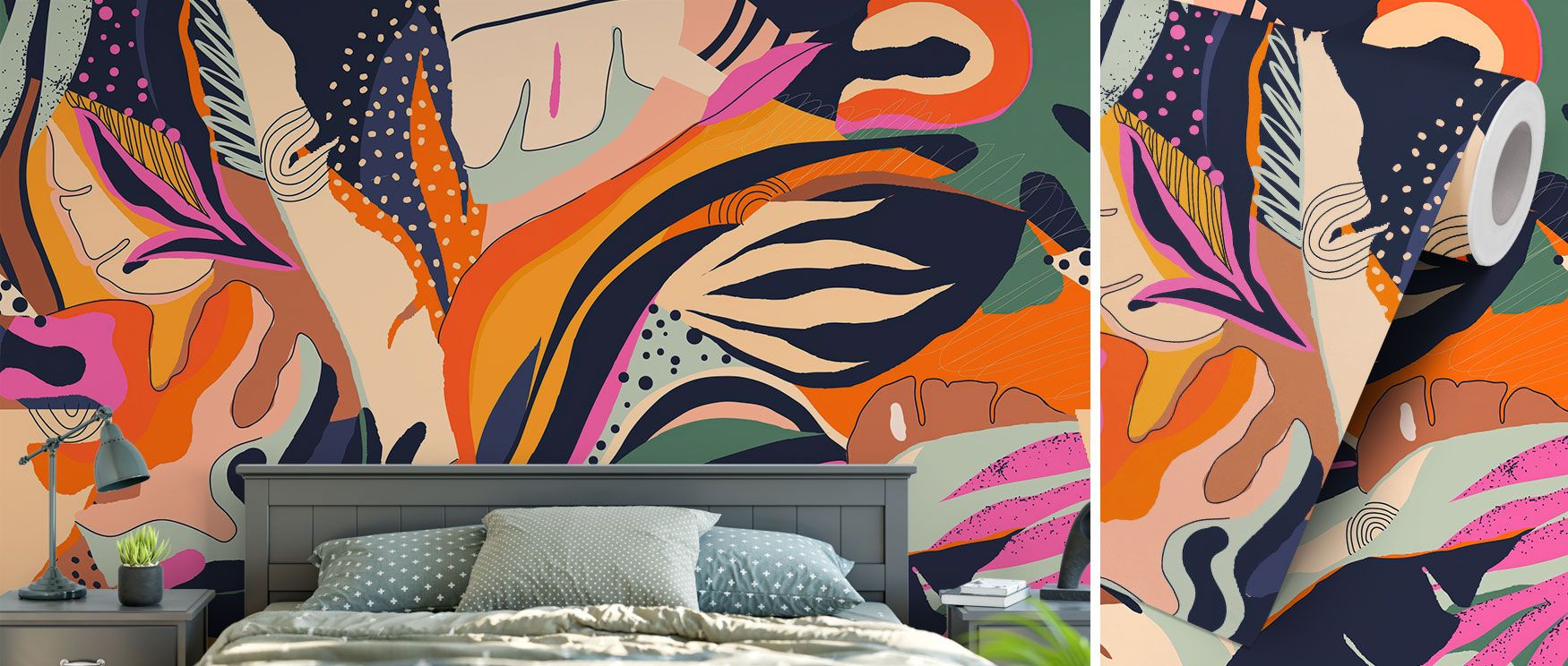 The Mesquite Colorful design brings desert resilience indoors with its vivid palette and detailed motifs, offering interiors natural vibrancy, artistic character, and bold energy, making it ideal for walls that demand expression and warmth. 