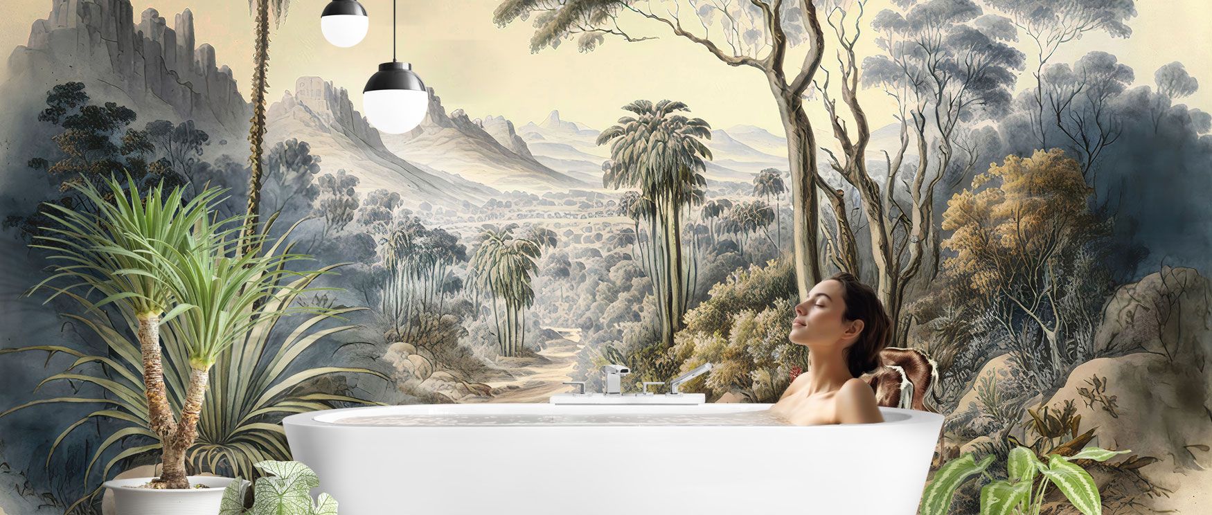 With mountains, forests, and birds, the Road to Babylon Wallpaper creates legendary scenic interiors. Its vintage imagery enhances bedrooms or living rooms, offering mystique and timeless calm. Its artistry makes walls feel like windows to ancient worlds.