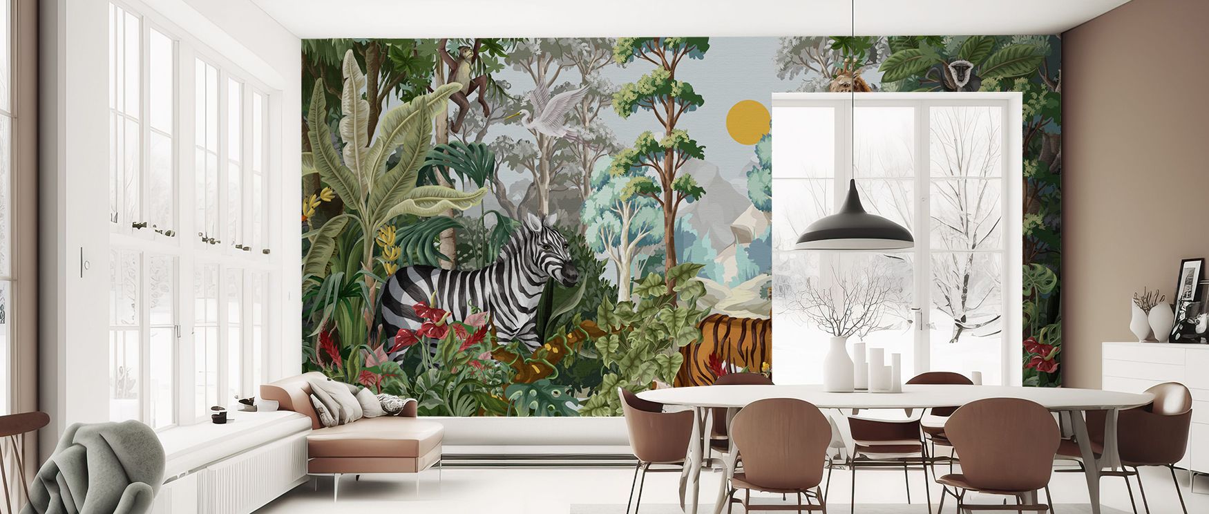 Eden Play enriches interiors with jungle vitality, transforming nurseries, playrooms, or bedrooms into lively sanctuaries filled with animals, charm, and natural artistry that inspires imagination daily.
