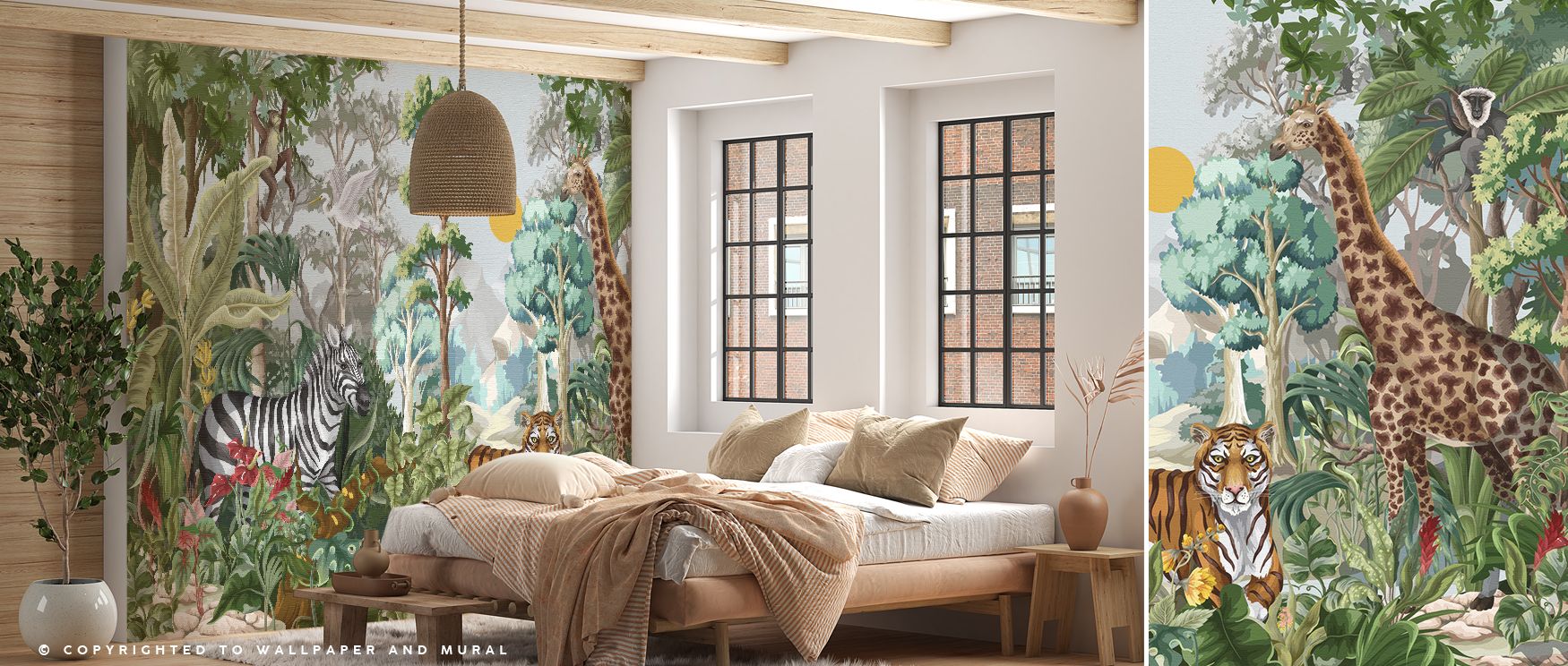 Eden Play radiates playful charm, animating interiors with animals and trees. Its design creates lively sanctuaries where children thrive in creativity, storytelling, and joy, making daily environments more adventurous. 