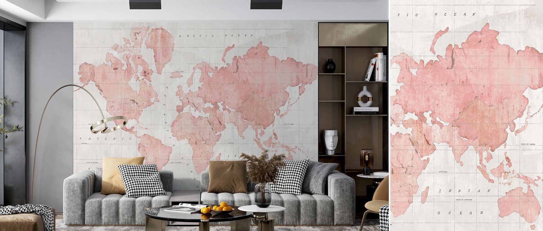 The mural spreads cartographic artistry in stylish cadence, enriching bedrooms, studies, or creative spaces with balance and charm. Its energy nurtures confidence and curiosity. 