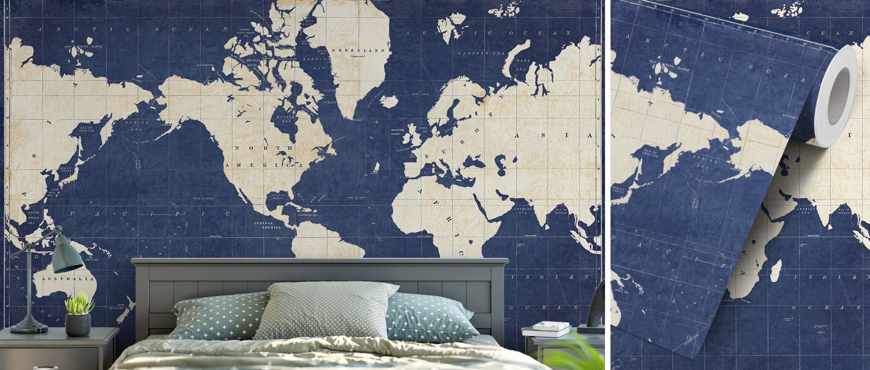The mural radiates composure through technical lines and dark tones. It enriches interiors with rhythm, turning plain walls into stylish retreats where architecture and geography coexist. Perfect for offices or living spaces. 