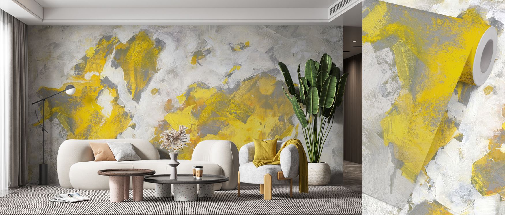 Vibrant yellow tones highlight a detailed world map across this wallpaper, enriching interiors with charm. Perfect for bedrooms or living spaces, it turns walls into cheerful backdrops filled with artistry and a sense of travel, making homes glow with liv