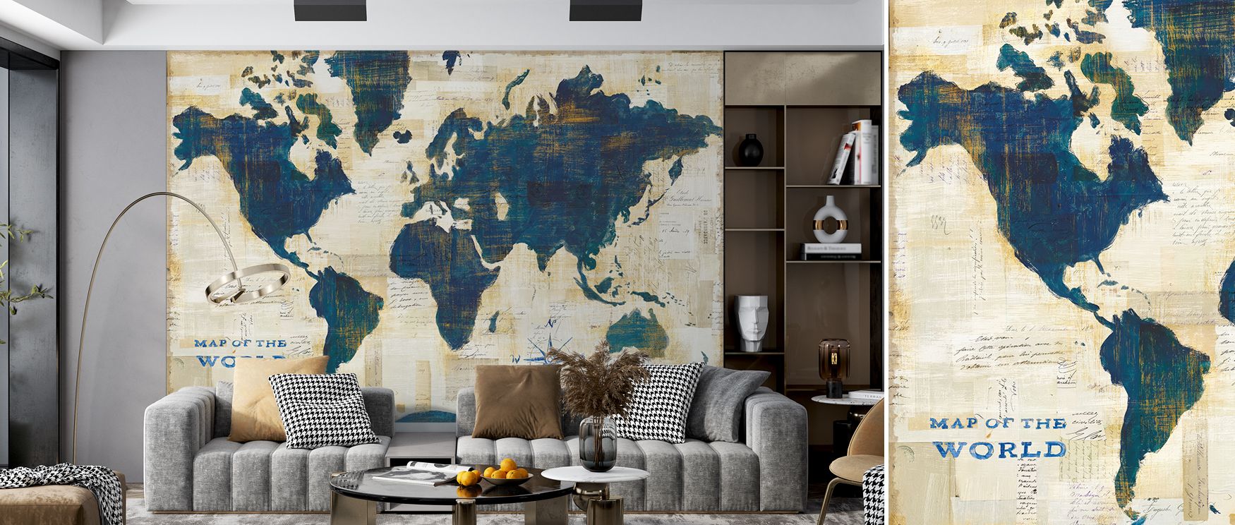 Multiple map elements overlap across this wallpaper, enriching interiors with charm. Designed for living rooms or offices, it makes walls glow with depth and artistic refinement, filling spaces with creativity and intrigue. 