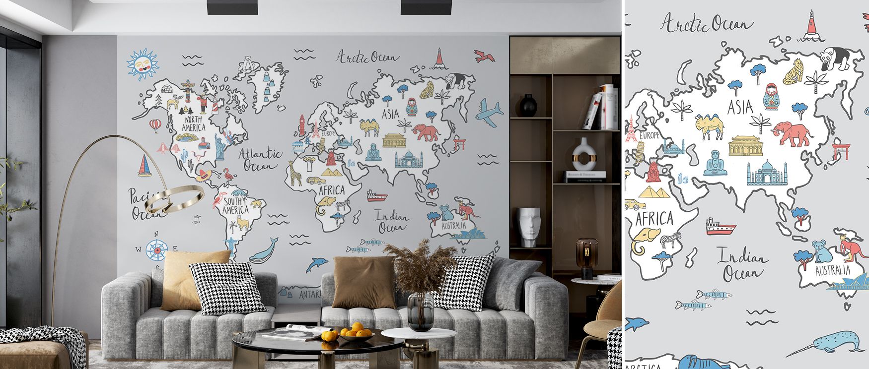 This wallpaper captures detailed map essentials in refined artistry, perfect for offices or bedrooms. Walls glow with sophistication, enriching interiors with timeless global charm and artistry. 