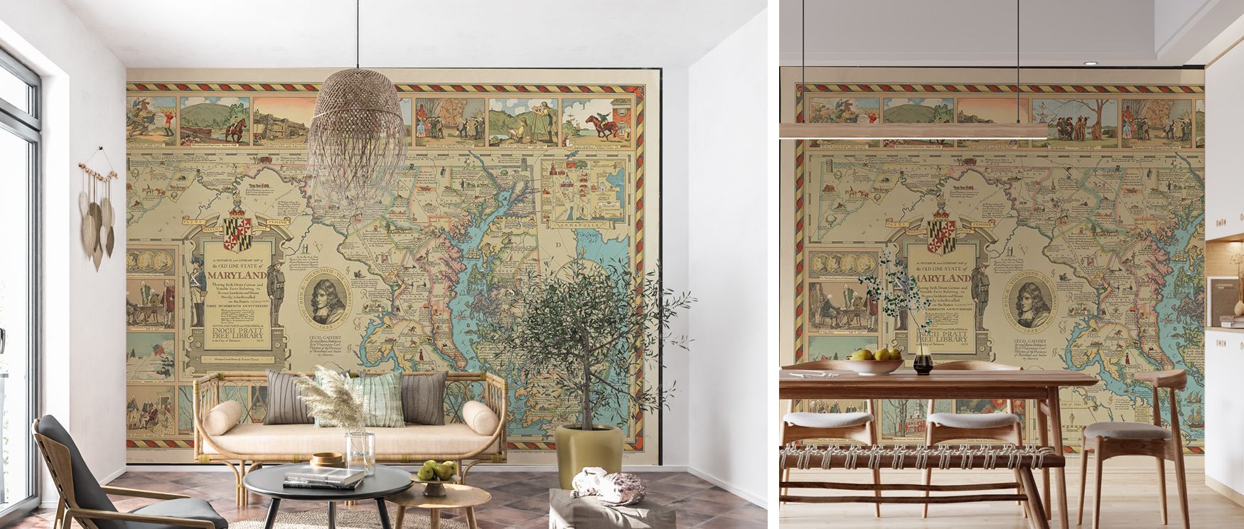 Maryland cartography fills this wallpaper with heritage depth and artistry. Living rooms, offices, or bedrooms glow with sophistication as walls become enriched with cultural charm and regional identity, turning interiors into inspiring showcases of refin