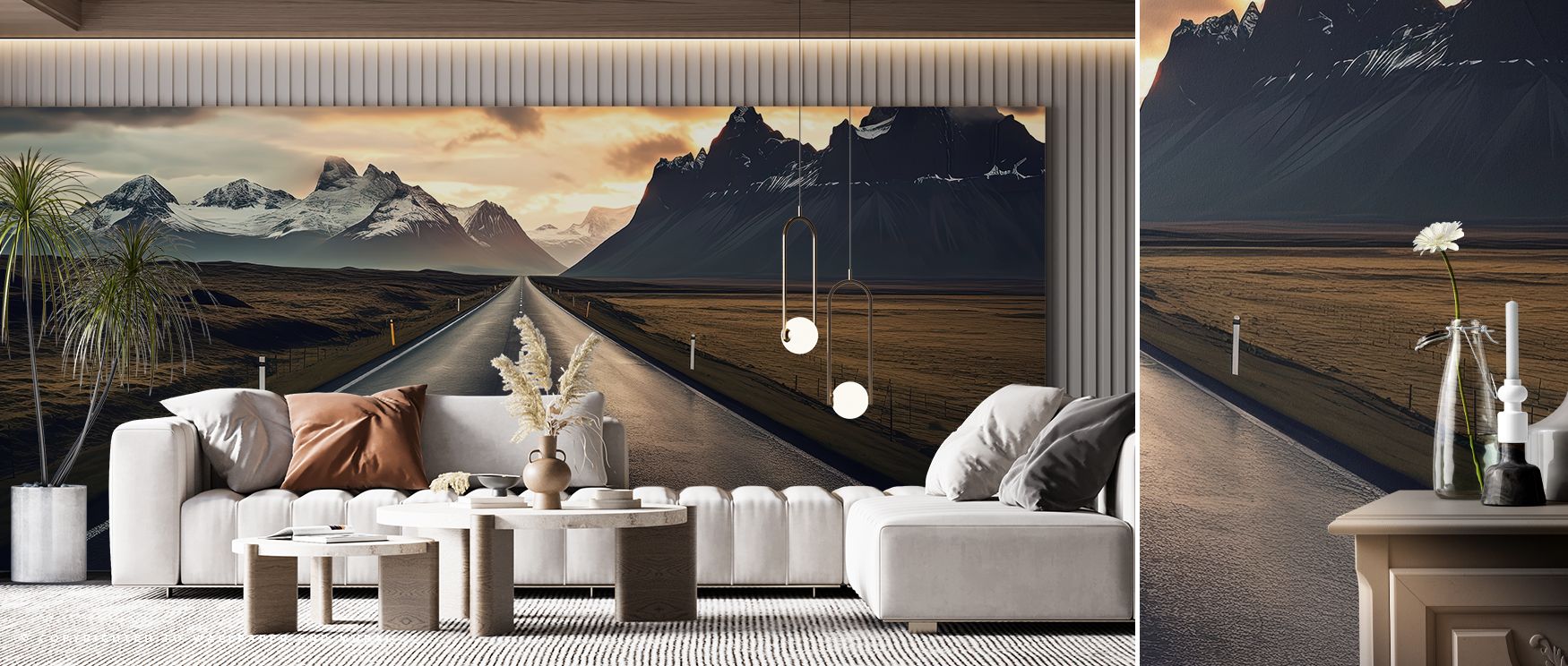 Muted scenic tones and intricate details enrich this wallpaper with emotional charm. Bedrooms or hallways glow with refinement as walls reflect artistry, nostalgia, and timeless sophistication, creating interiors that feel welcoming, stylish, and filled w