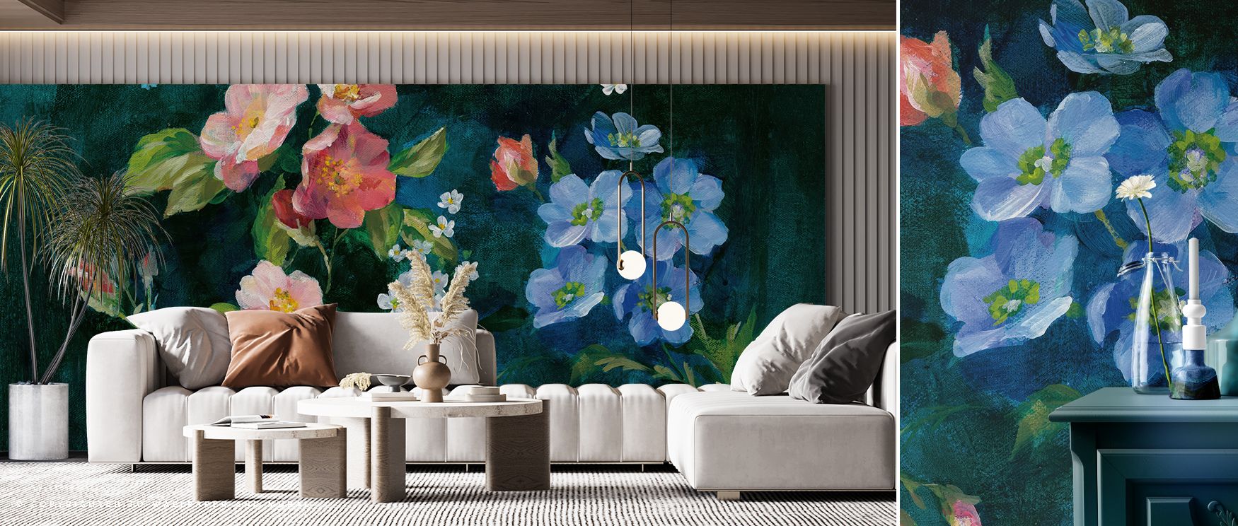 The Abbey Garden Floral Wallpaper blends floral charm with cultural refinement, enriching interiors with elegance. Living rooms, hallways, or bedrooms glow with sophistication as walls radiate natural beauty, artistry, and timeless botanical depth, creati