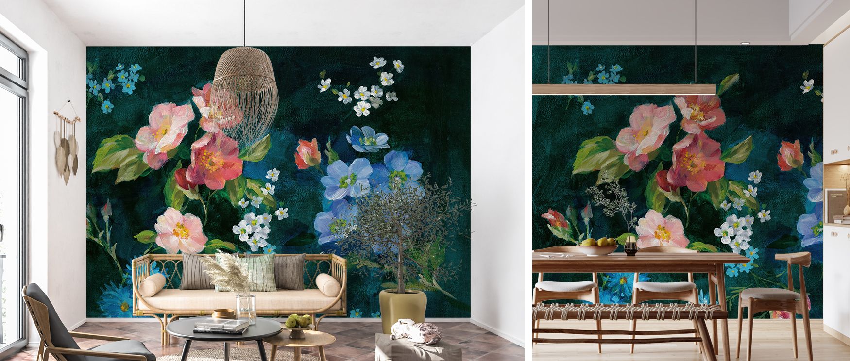 This wallpaper depicts botanical detail in refined artistry, radiating charm. Designed for bedrooms or living spaces, it makes interiors glow with refinement, as walls reflect natural beauty, tranquility, and timeless floral sophistication that enriches h