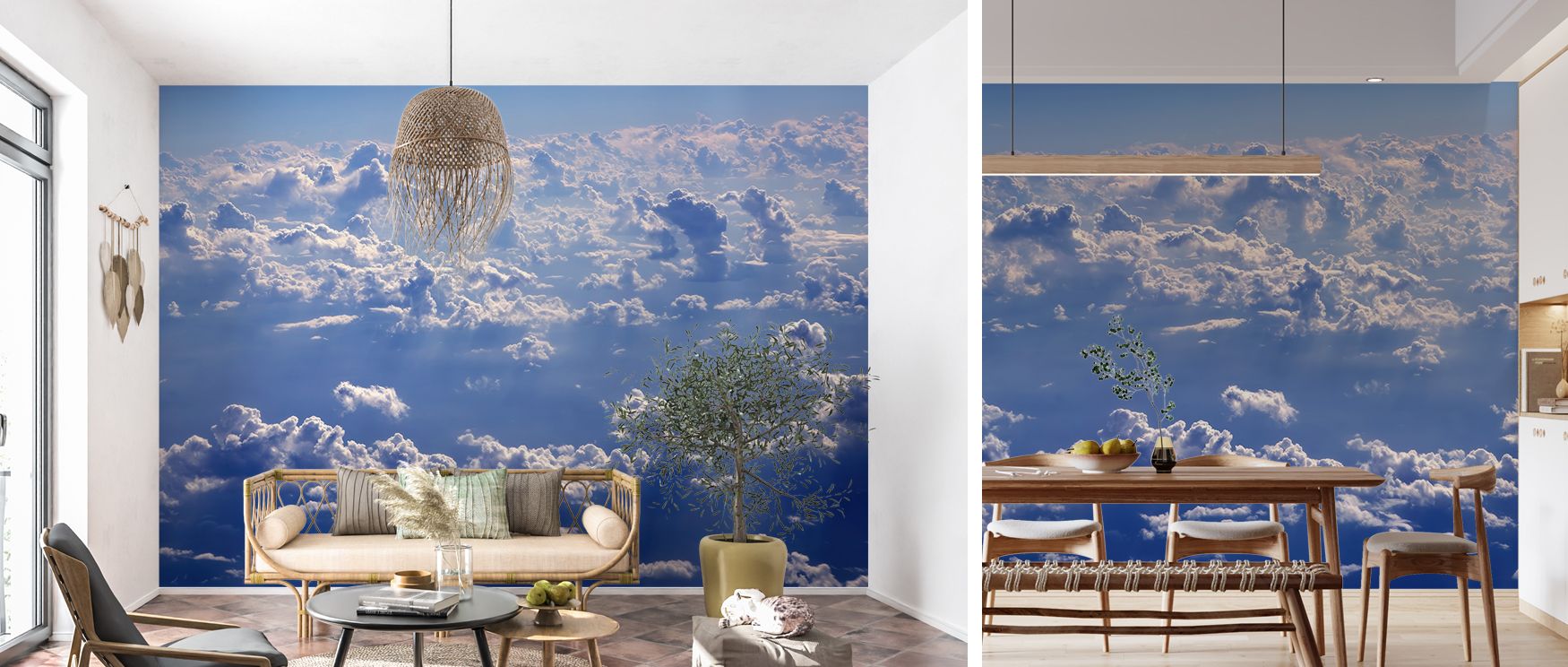The Above the Blue Clouds Scenic Wallpaper enriches interiors with sky-inspired charm, creating refinement. Designed for living rooms or bedrooms, it makes walls glow with artistry, uplifting serenity, and cultural beauty, turning homes into inspiring ret
