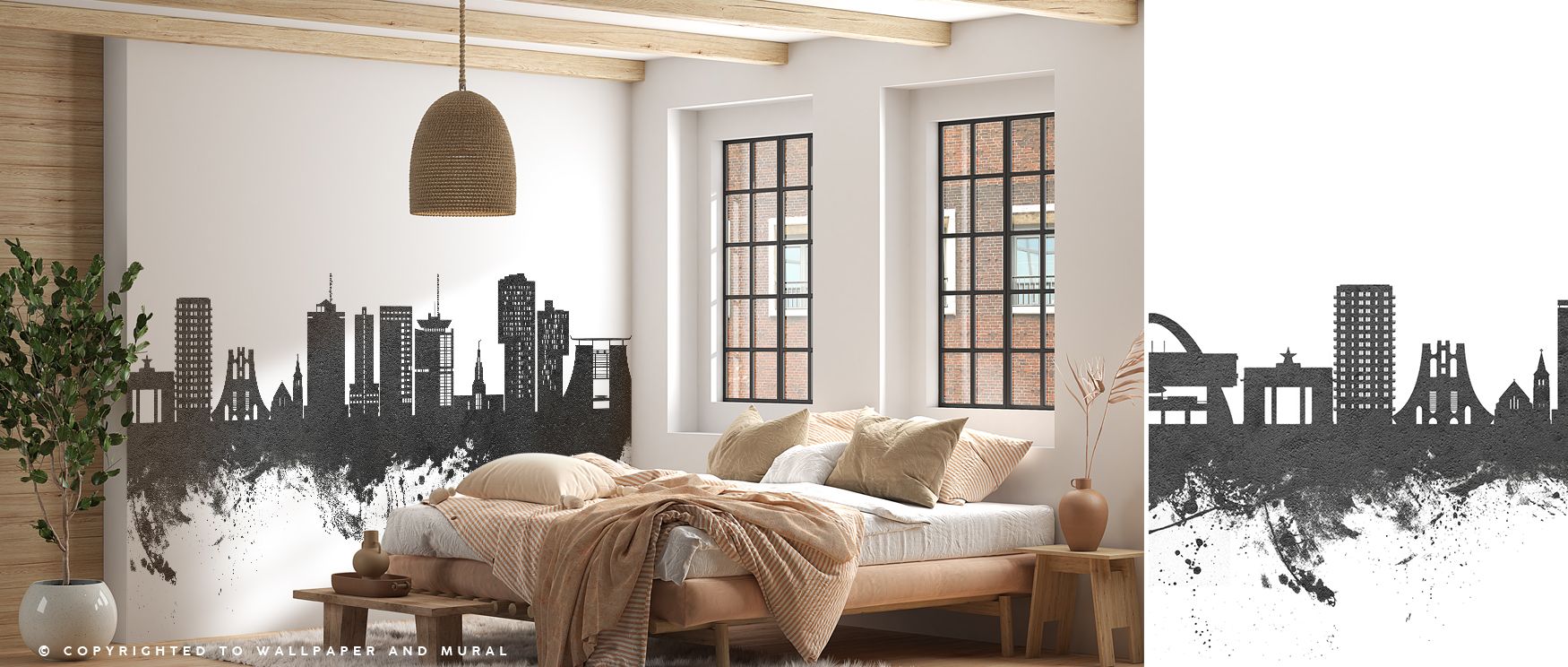 Architectural Accra skyline wallpaper mural featuring modern tones, ideal for living spaces where urban artistry merges with cultural pride, providing decorative backdrops that create stylish interiors with Ghanaian charm and cosmopolitan atmosphere. 