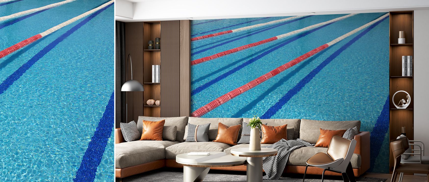 A modern wallpaper with abstract artistry that enhances interiors with bold shapes, layered patterns, and visual richness, suitable for creating stylish living rooms, chic bedrooms, and offices filled with creativity and design inspired inspiration. 