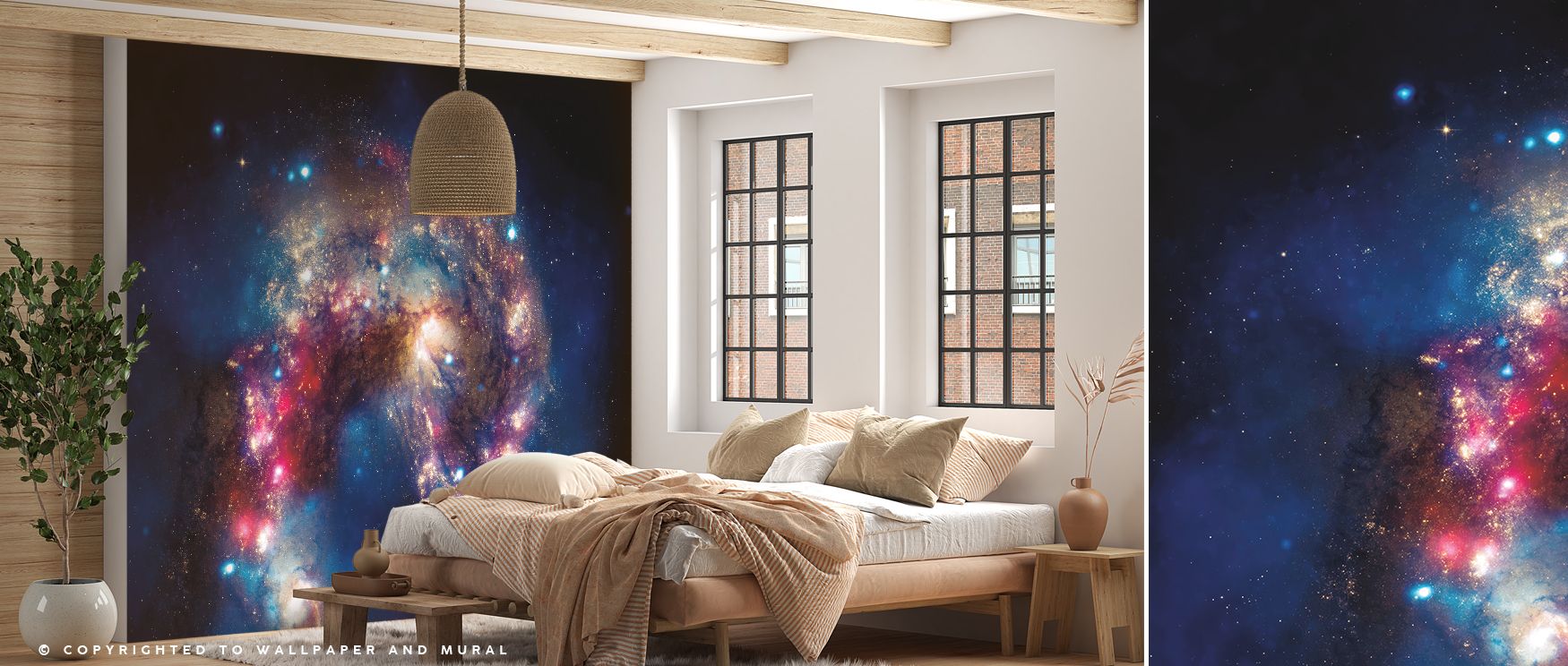 The design channels bold abstract inspiration, turning bedrooms into stylish escapes, living rooms into dramatic showcases, and offices into innovative environments, ensuring every wall reflects artistry and energy. 