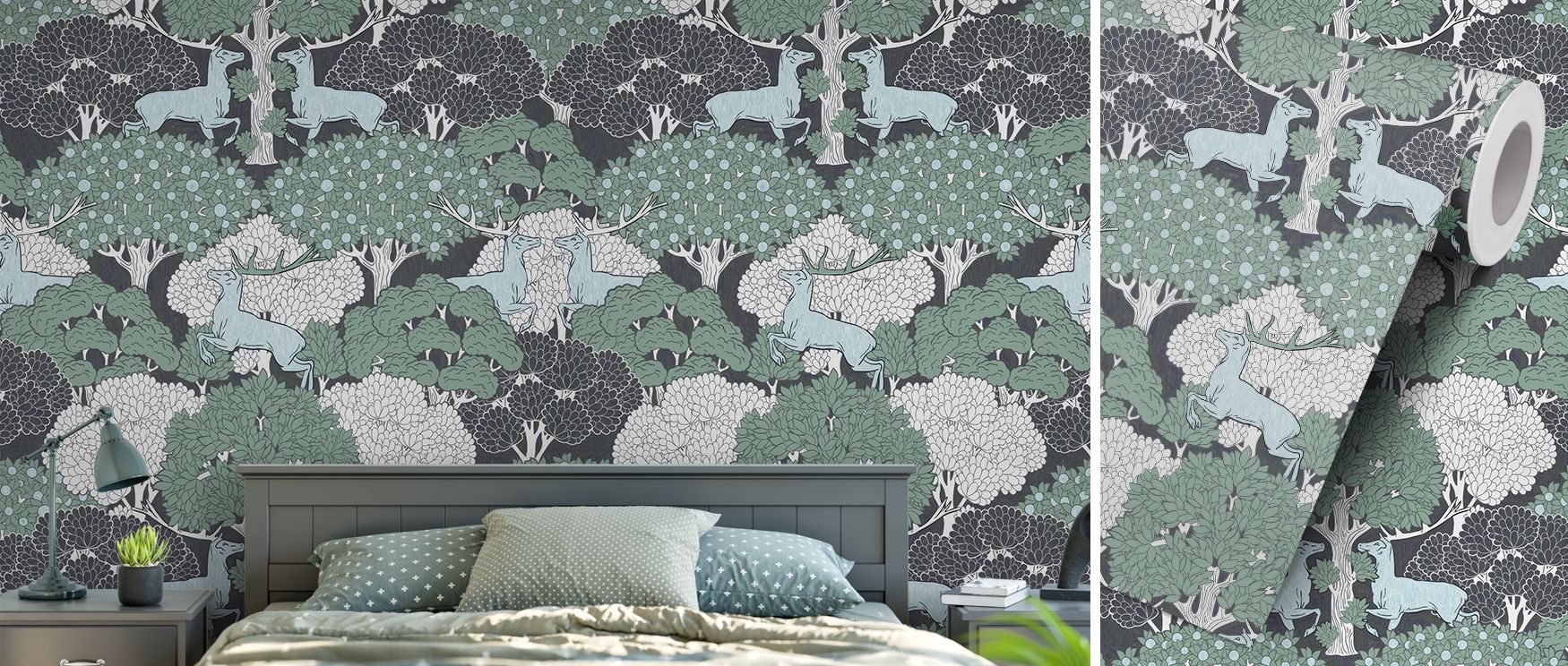Natural motifs enrich surfaces with warmth, adding serenity to bedrooms, vibrancy to living rooms, and character to cabins, reflecting rustic beauty in modern interiors. 