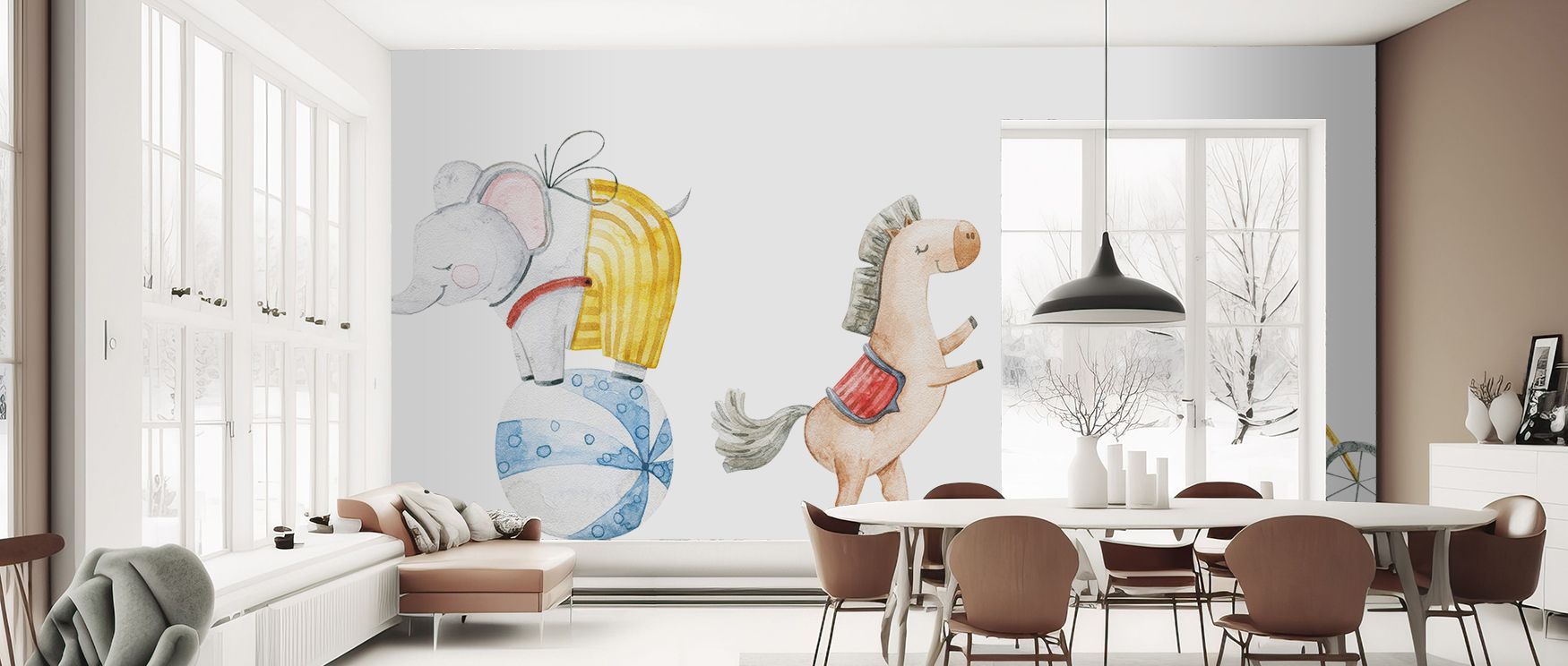 Joy spreads through the design with whimsical imagery, filling nurseries with calm, children’s rooms with character, and playrooms with creativity. 