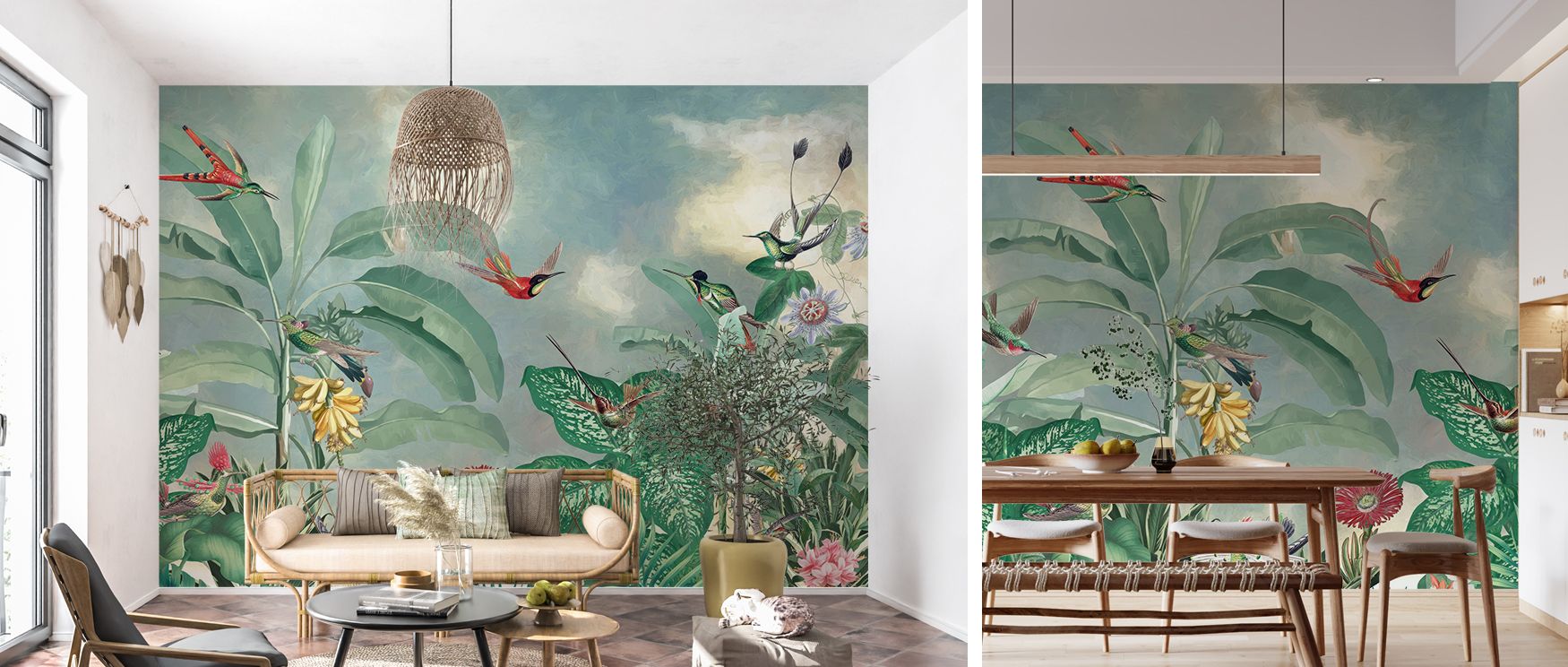 The graceful interplay of birds and warm color tones enhances interiors with charm. It balances expression with harmony, turning blank spaces into stylish retreats that inspire focus, creativity, and comfort, making it ideal for both homes and workspaces.