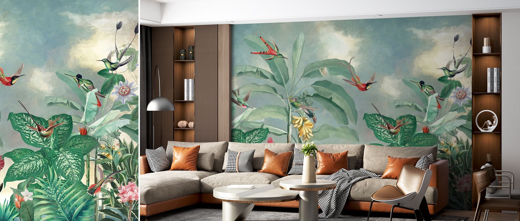 Scenic elegance defines this wallpaper, merging warm tones with natural artistry. Its delicate details inspire calmness, creating refined rooms that uplift mood and create atmospheres of peaceful sophistication. 