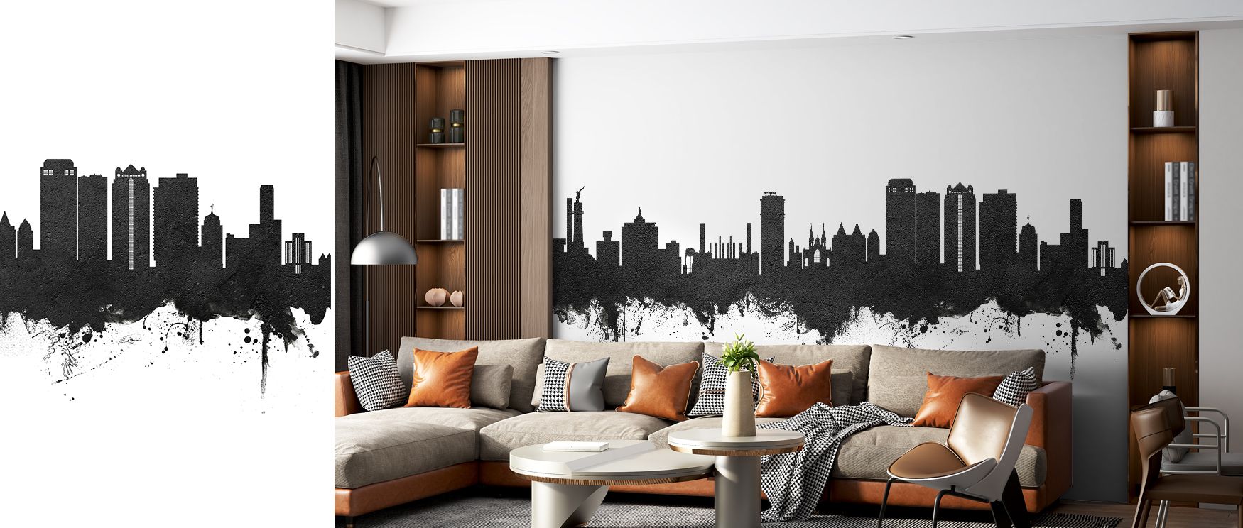 Lush tones and natural rhythm define this wallpaper, ensuring interiors feel alive. Its exotic elegance inspires creativity and serenity, turning rooms into distinctive environments that highlight artistic and natural beauty. 