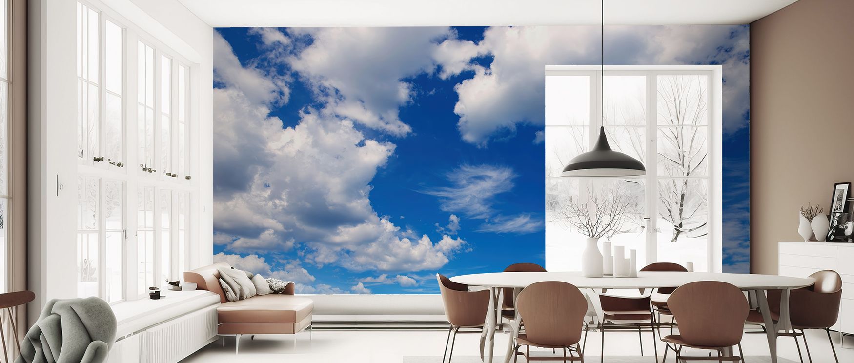 Boston Harbor Skyline Wallpaper transforms offices with stylish harbor imagery where detailed architecture inspires cultural sophistication and creative atmosphere within professional spaces blending elegance and artistry seamlessly. 