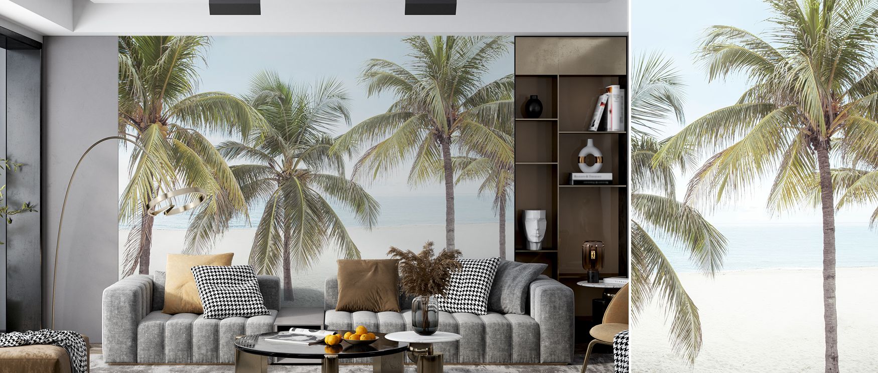 A refined sea mural wallpaper design capturing expansive blue tones and gentle horizons, ideal for bedrooms, lounges, or dining areas. It adds natural decorative sophistication, offering interiors calming energy, creative inspiration, and elegant presence
