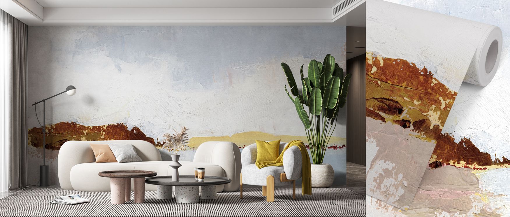 Calm day nature mural wallpaper with sweeping landscapes and soft tones, perfect for bedrooms, dining areas, or creative interiors. It transforms spaces into serene retreats, offering decorative artistry, peaceful charm, and refined natural inspiration th