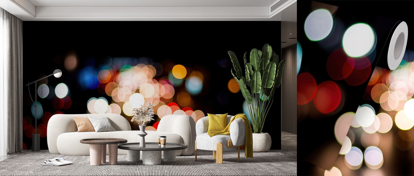 A mural wallpaper capturing detailed city views in contemporary design, ideal for bedrooms, lounges, or dining rooms. It enriches interiors with decorative refinement, architectural presence, and urban inspiration, creating striking metropolitan-inspired 
