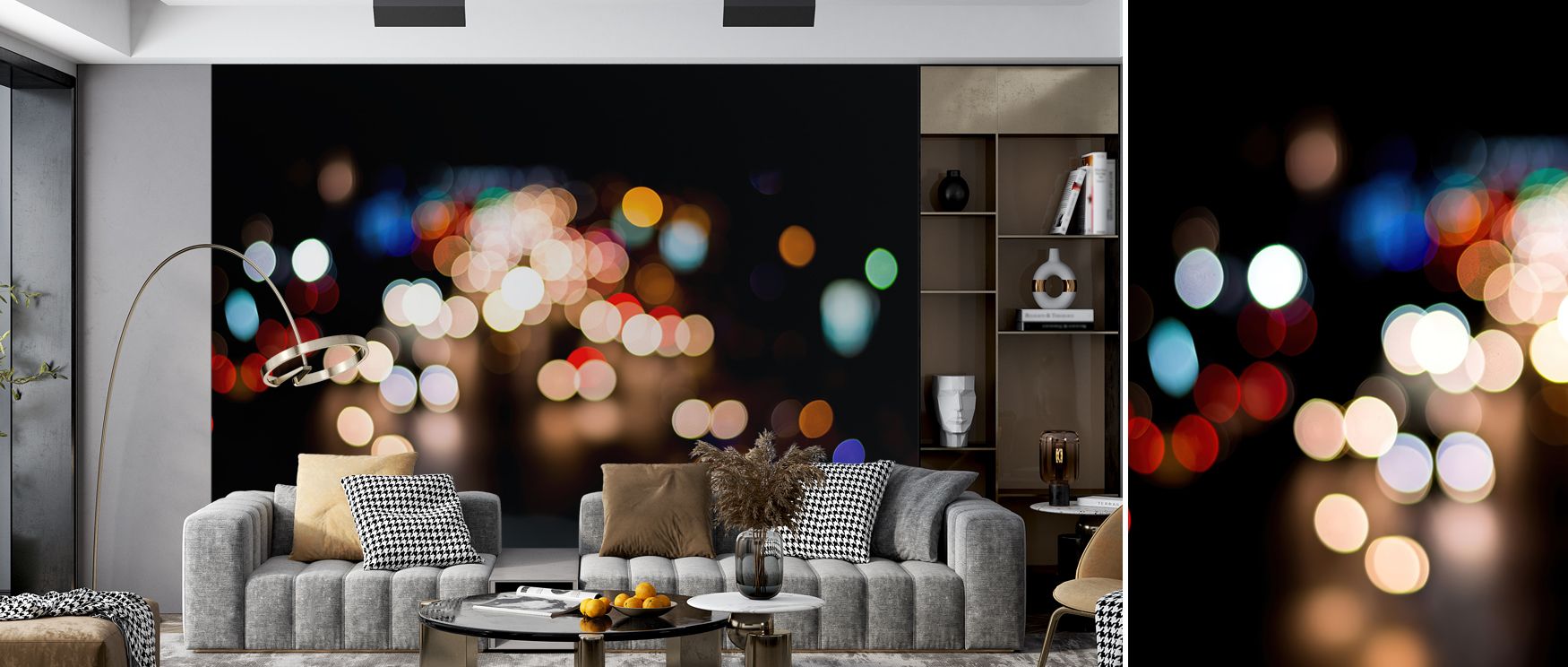 A mural wallpaper featuring artistic city views, perfect for bedrooms, dining rooms, or creative interiors. It enriches interiors with stylish decorative refinement, metropolitan charm, and architectural inspiration, turning walls into urban-inspired canv