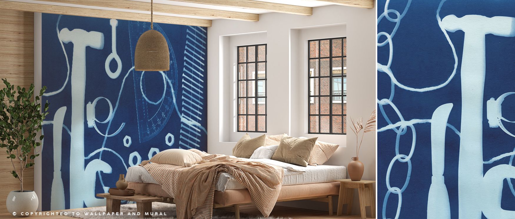 An expressive abstract wallpaper filled with deep cyan tones and artistic geometry that sparks creativity, modern elegance, and sophistication, transforming plain walls into inspiring artistic spaces perfect for homes or offices seeking bold statement dec