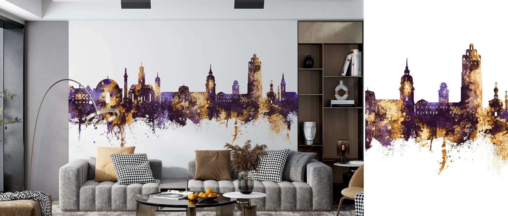 Featuring detailed city architecture, this wallpaper highlights Darmstadt in luxurious tones, offering walls elegance and bold style. Perfect for bedrooms, studies, or living rooms, it enhances atmosphere with cultural sophistication. 