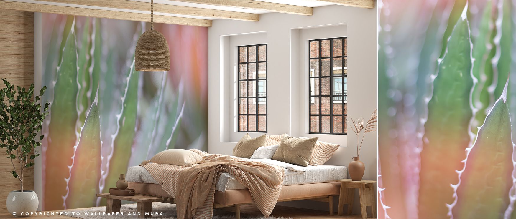 Mystical desert scenic mural wallpaper rendered in calming hues, perfect for bedrooms, dining areas, or living spaces. It enhances interiors with decorative artistry, dreamlike inspiration, and imaginative charm, creating refined spaces filled with sereni
