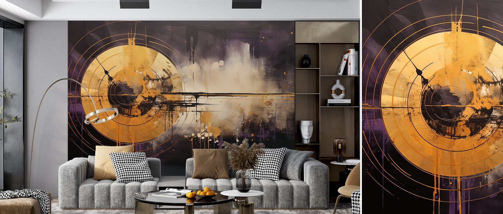 Cosmic drifting mural wallpaper designed in celestial artistry, suited for bedrooms, living rooms, or creative spaces. It creates stylish spaces enriched with decorative refinement, cosmic charm, and imaginative presence, offering homes peaceful atmospher