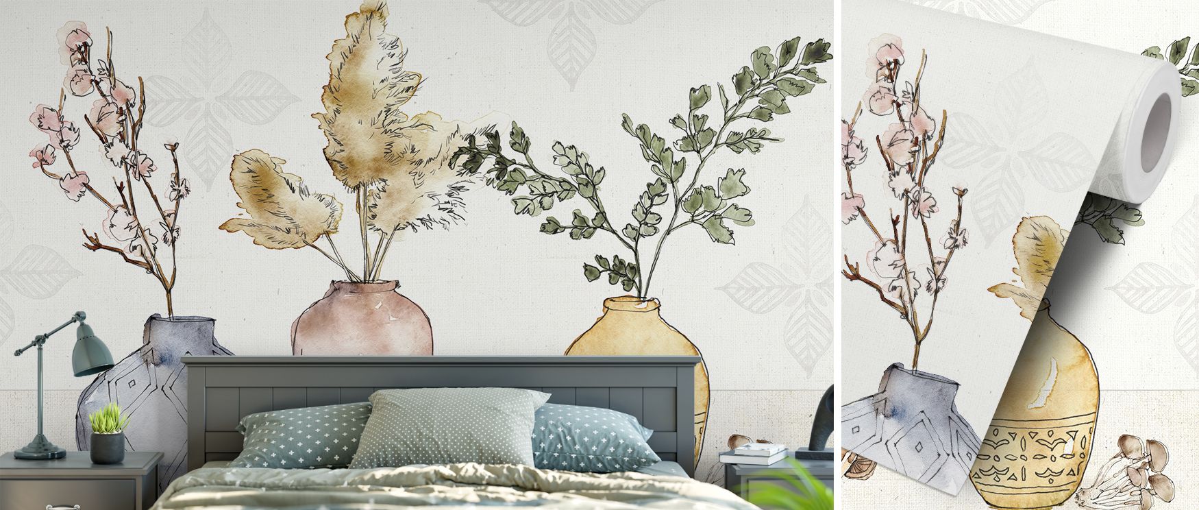 The Rustic Farmhouse Fresh wallpaper design features warm tones and natural patterns that create cozy atmospheres. Kitchens, dining rooms, or living spaces glow with rustic charm, transforming walls into inviting backdrops that capture the timeless spirit