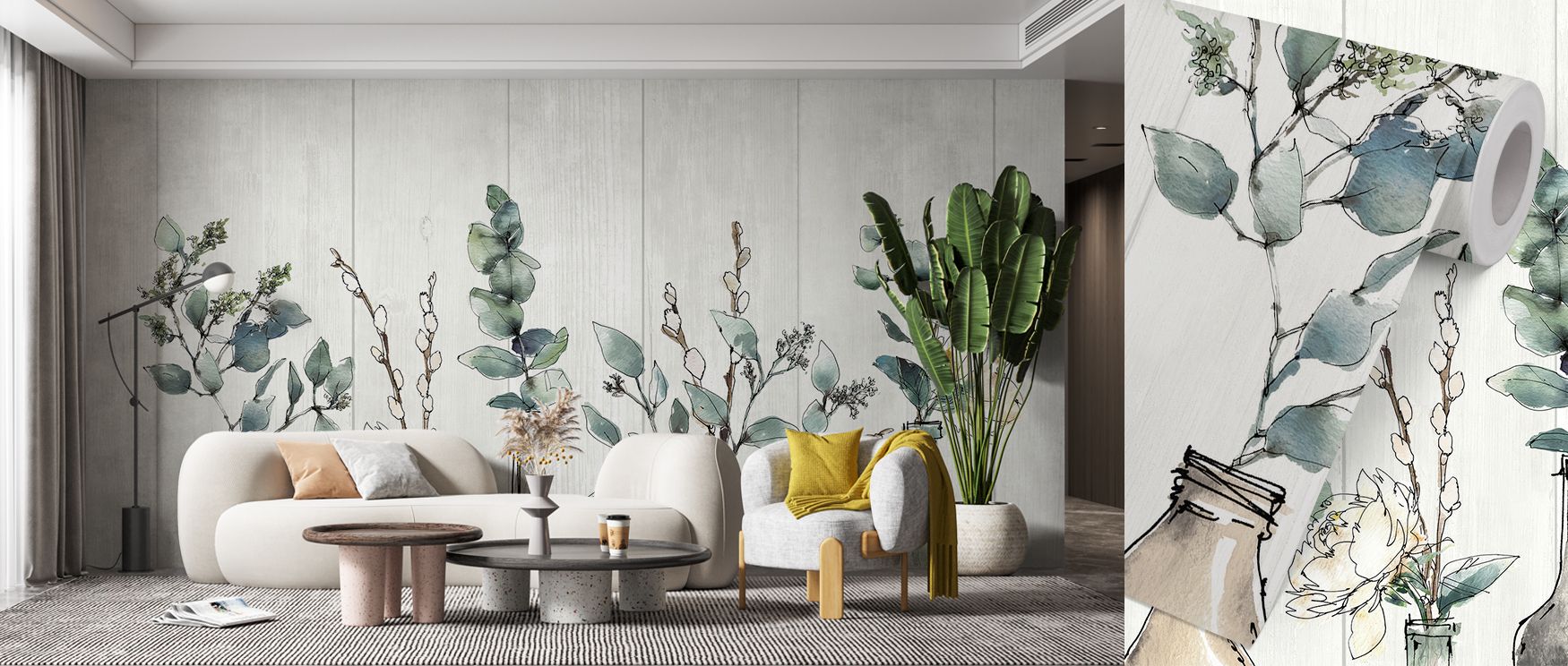 Rustic farmhouse wallpaper mural inspired by vintage stills enriches interiors with warmth and charm. Living rooms or dining areas glow with nostalgic artistry, turning walls into inviting backdrops filled with character and timeless beauty. 