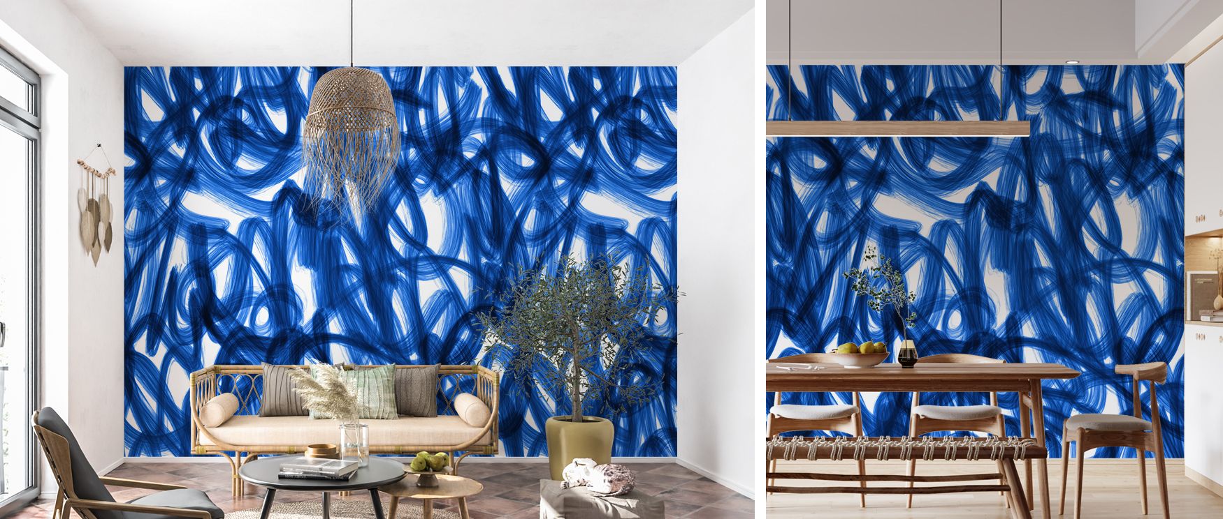 Floating scribble motifs appear playful yet sophisticated, spreading across this wallpaper with abstract charm. Designed for interiors that value creativity, it enriches bedrooms or offices with vibrancy, making walls artistic backdrops filled with person