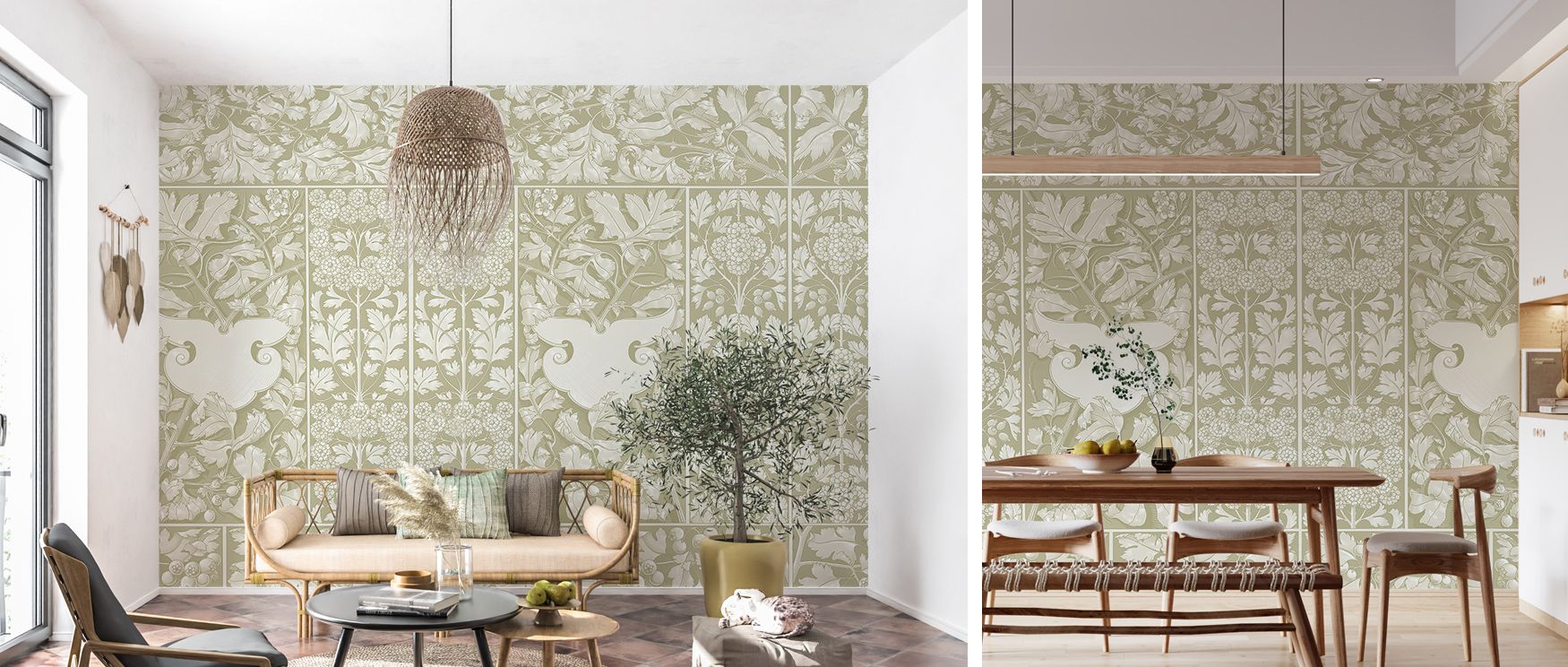 Blossoms in vibrant hues blend with berry details across this wallpaper, filling interiors with cheerful beauty. Kitchens or living rooms shine with freshness, as walls transform into joyful canvases filled with lively charm. 