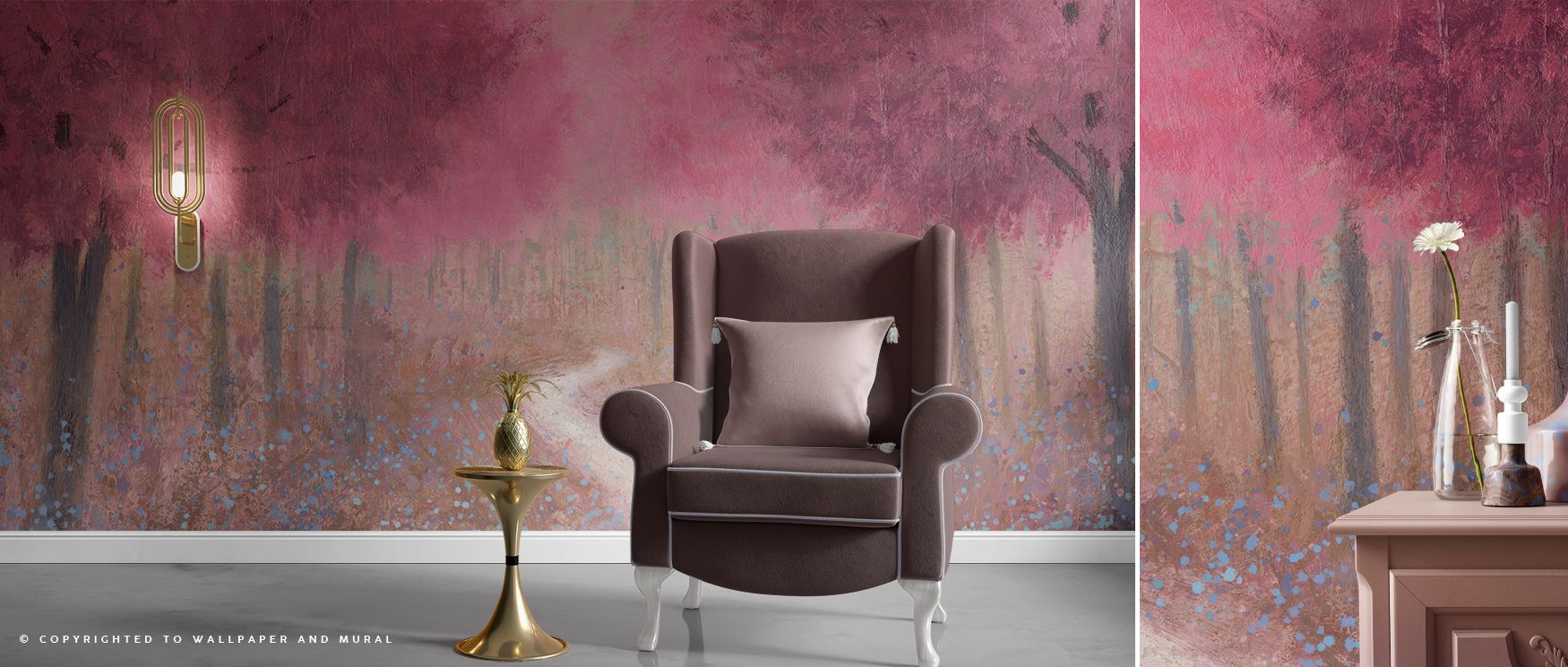 Forest Pathway Spring Scenic Wallpaper enhances offices with creative natural backdrop where lush pathway imagery inspires productivity and optimism blending seasonal vibrancy with professional sophistication and refined decor seamlessly. 