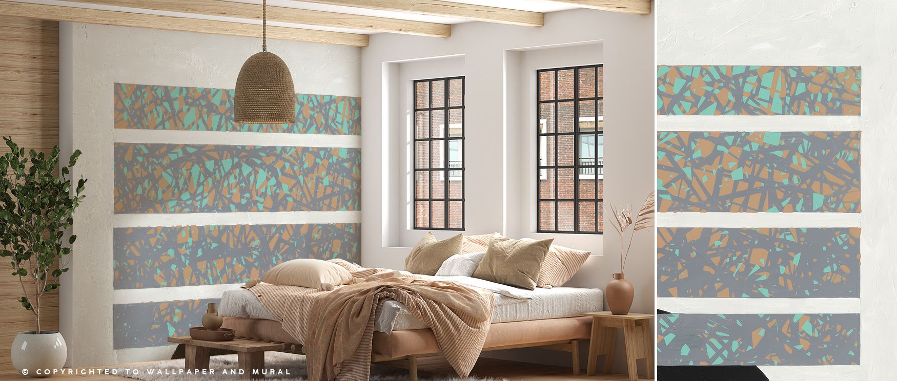 Wallpaper design of Full Moon Scenic imagery enhances offices with stylish celestial decor where moonlit skies inspire creativity professional atmosphere and refined artistic balance blending mystery and elegance harmoniously.