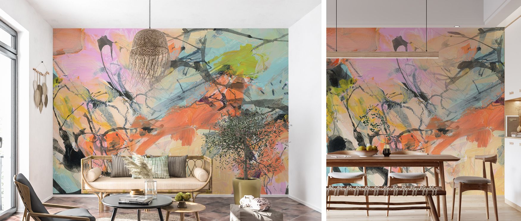 Future Daydreaming Abstract Wallpaper provides bedrooms with dreamy inspiring sanctuary where abstract imagery fosters restful cultural refinement stylish tranquility and elegant modern balance consistently.