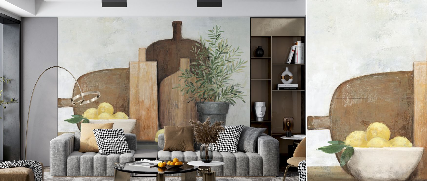Motivational wallpaper Get To Work design enriches study rooms with refined inspiring detail where bold typography inspires concentration cultural refinement and stylish creative balance creating interiors filled with energy beautifully.