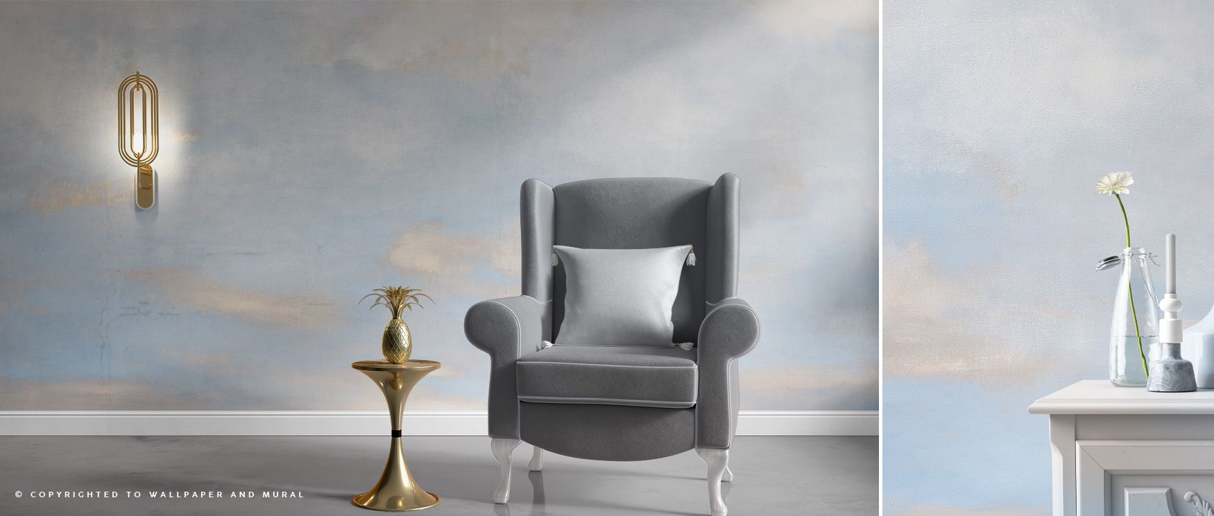 Gibraltar Skyline Purple and Gold Wallpaper provides offices with artistic regal imagery where architectural silhouettes inspire creative professional decor blending cultural refinement stylish professionalism and bold elegance seamlessly.