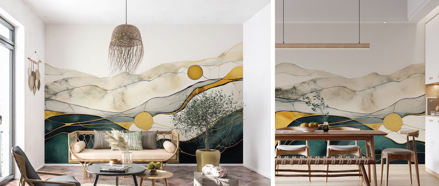 The wallpaper’s depiction of ocean tones and gentle waves transforms interiors with artistry, filling spaces such as lounges, bedrooms, or offices with refreshing calmness, natural charm, and serene imagery that enriches everyday living with peaceful aqua