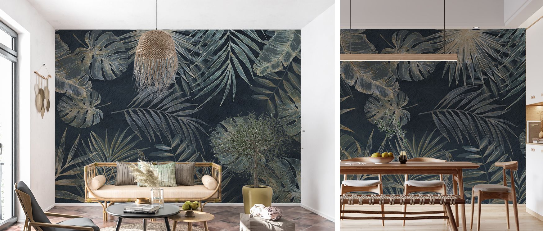Scenic woodland imagery in calming tones brings harmony into interiors, turning plain walls into restful compositions filled with artistry, making bedrooms, living spaces, or offices serene retreats connected with the beauty of nature and woodland calmnes