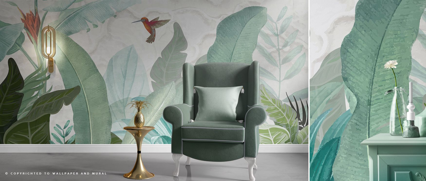 Hummingbird imagery painted in delicate tones enriches interiors with artistry, charm, and tranquility, turning bedrooms, offices, or living spaces into retreats filled with natural refinement, elegance, and timeless imagery inspired by blossoms. 