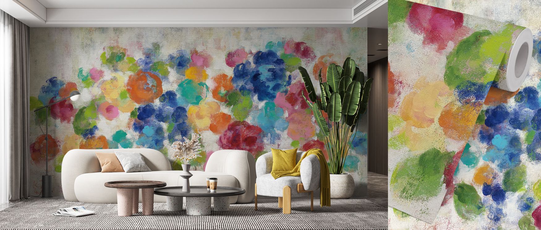 Hydrangea motifs depicted in soft tones fill interiors with calmness, artistry, and charm. Bedrooms, dining areas, or living rooms gain walls enriched with floral refinement. Each line radiates elegance, offering timeless artistry that enriches everyday l