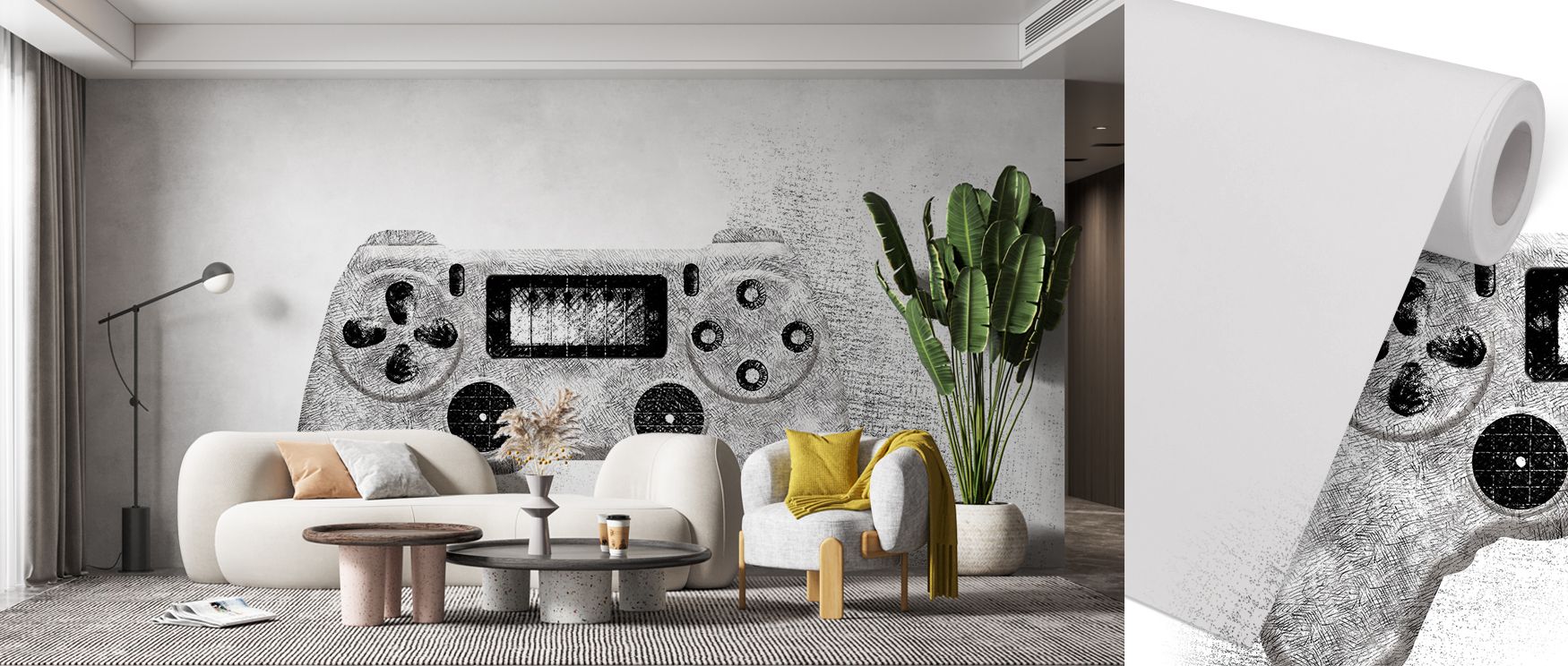 Strong abstract imagery painted in dynamic tones enriches interiors with charm and refinement. Bedrooms, offices, or living rooms gain stylish walls filled with creativity. Each line radiates energy and artistry, turning interiors into retreats enriched w